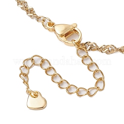 Realizzazione di bracciali a catena in acciaio inossidabile 304 Singapore&nbsp;AJEW-JB01322-01