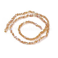 Гальванические стеклянные бусины&nbsp;GLAA-F092-A05