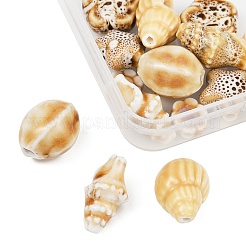 16шт 8 стиля фарфоровые бусины ручной работы&nbsp;PORC-FP0001-12