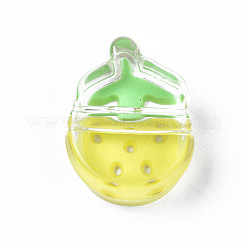 Прозрачные бусины из акриловой эмали&nbsp;OACR-N130-024-02