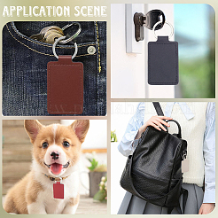 30шт 5 цвета ПУ брелки&nbsp;KEYC-CL0001-30