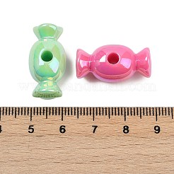 Непрозрачные акриловые бусины с УФ-покрытием&nbsp;PACR-P005-08A