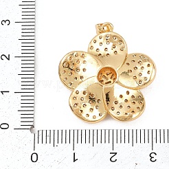 Латунные микро проложить кубического циркония подвески&nbsp;KK-K418-01C-G