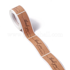 Rechteck danken Ihnen Themenpapieraufkleber&nbsp;X-DIY-B041-33A