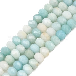 Натуральный цветок амазонитовые бусины пряди&nbsp;G-C259-A26-5x8mm