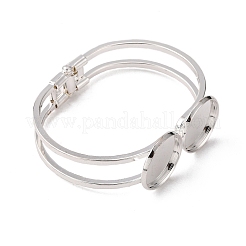 Accessoire de bricolage de bracelet en laiton&nbsp;MAK-WH0006-01S