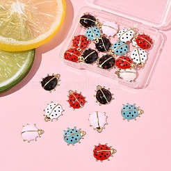 24шт 5 стиля подвески из сплава с эмалью&nbsp;ENAM-FS0002-94