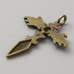 Сплавочные подвески тибетского стиля&nbsp;FIND-WH0110-617AB