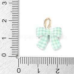 Pendentifs d'émail en laiton &nbsp;KK-CBA1122-01G-02