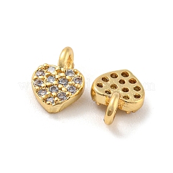 Стойки обшивки латунь микро проложить кубическую прелесть диоксида циркония&nbsp;KK-C038-04G