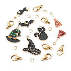 7 Stück 7 Stile DIY Legierung Emaille Anhänger Dekorationen Herstellung Kits&nbsp;FIND-TA0009-03