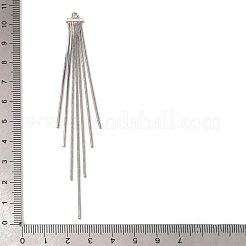 Латунная квадратная змея цепь кисточка большие подвески&nbsp;KK-G510-10P