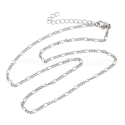 Латунные цепочки Фигаро для женщин&nbsp;NJEW-B157-02P