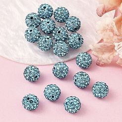 Pave disco бусины&nbsp;RB-Q195-10mm-202