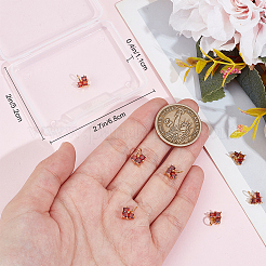 Латунные подвески из кубического циркония&nbsp;ZIRC-BBC0003-05