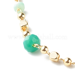 Bracciali con catene a sfera in ottone&nbsp;BJEW-JB06526
