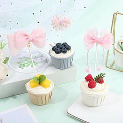 3 шт. 3 стиля бантов из ткани для украшения торта&nbsp;AJEW-SP0003-41