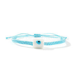 Geflochtene Perlenarmbänder aus Bunte Malerei-Perlen YZ3100-8