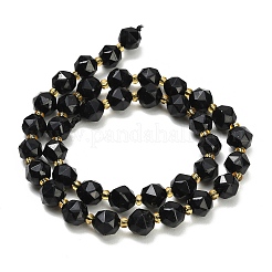 Naturali nera perle di tormalina fili&nbsp;GG-CBA3921-B11-8mm