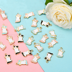 30шт 3 цвета сплава эмалевые подвески&nbsp;PALLOY-CJ0002-04