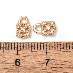 Латунные микро проложить кубического циркония подвески&nbsp;ZIRC-L105-05B-G