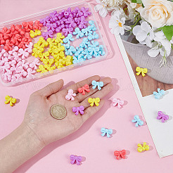 100шт 5 цвета непрозрачные акриловые бусины&nbsp;MACR-HY0001-16