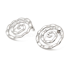 Pendientes de botón de acero inoxidable 304&nbsp;STAS-H259-04P