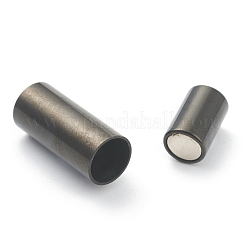 Магнитные застежки из нержавеющей стали 304 с приклеиваемыми концами и ионным покрытием (IP).&nbsp;STAS-O148-09G-EB