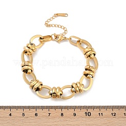 Браслеты-цепочки из нержавеющей стали 304&nbsp;BJEW-L610-22G