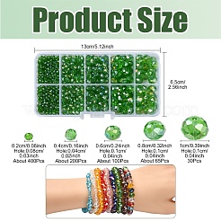 5 стиль гальванических стеклянных бусин&nbsp;EGLA-YW0003-86