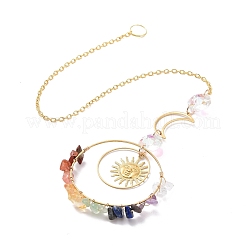 Подвесные ловцы солнца на стекле луны и солнца&nbsp;LS-HJEW-I011-01G