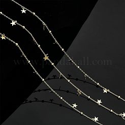 Kit para hacer pulseras y collares con cadenas de satélite con cuentas de estrella&nbsp;DIY-CA0005-09