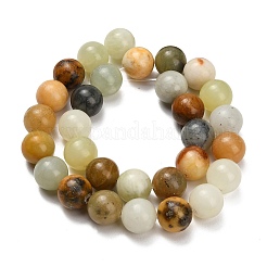 Natürliche Butter Jade Perlen Stränge&nbsp;G-C289-B03-12mm