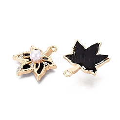 Alliage avec pendentifs en ABS imitation perle&nbsp;PALLOY-Q466-04G-06