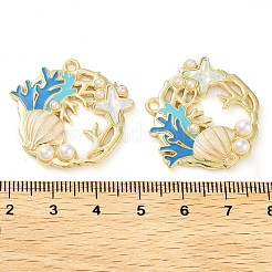 Gestell Legierung Emaille Anhänger&nbsp;FIND-Q099-08B-01