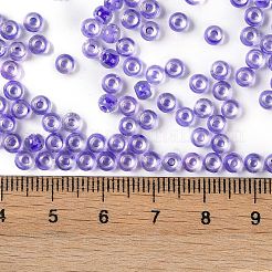 Прозрачные внутри цветные стеклянные бусины&nbsp;X1-SEED-A032-04A