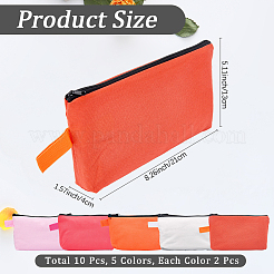 10 шт. 5-х цветный хлопок с мешочком для ручки из сплава&nbsp;AJEW-CN0004-20B