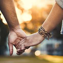 Набор из 12 пружинного браслета&nbsp;BJEW-BC0001-13EB