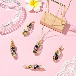 5шт стеклянные подвески&nbsp;PALLOY-CJ00163