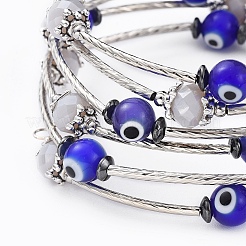 Conjuntos de joyas de lampwork mal de ojo&nbsp;SJEW-JS01041-02
