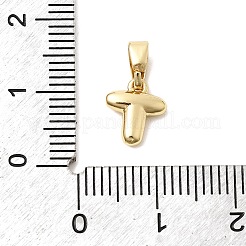 Латунные подвески в виде букв&nbsp;KK-G554-22G-T