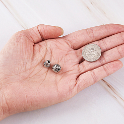 Наборы шариков гуру сплава тибетского стиля&nbsp;PALLOY-TAC0009-14AS