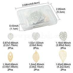 24шт 12 стиля латунные подвески&nbsp;KKC-FS0001-01