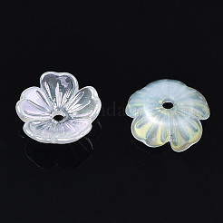 5-лепестковые акриловые колпачки для бусин с гальванопокрытием&nbsp;LS-X-PACR-T014-05