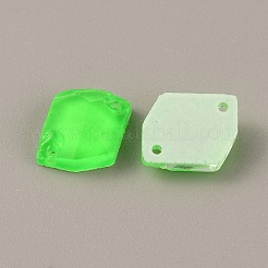 36 шт. подвески из флуоресцентного стекла&nbsp;GLAA-WH0035-13F