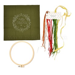 Ensembles de broderie de bricolage sur le thème de noël&nbsp;DIY-P021-B01