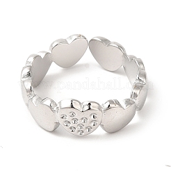 Кольцо-манжета из нержавеющей стали 201&nbsp;RJEW-E063-52P