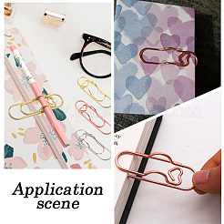 208 pince à stylo en acier au carbone pour carnet de notes et scrapbooking&nbsp;FIND-SP0003-01RG