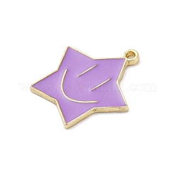 Pendente smaltati in lega&nbsp;ENAM-F152-05G-05