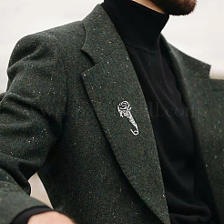 2 пара 2-х цветных булавок из цинкового сплава для килта&nbsp;JEWB-FH0002-44